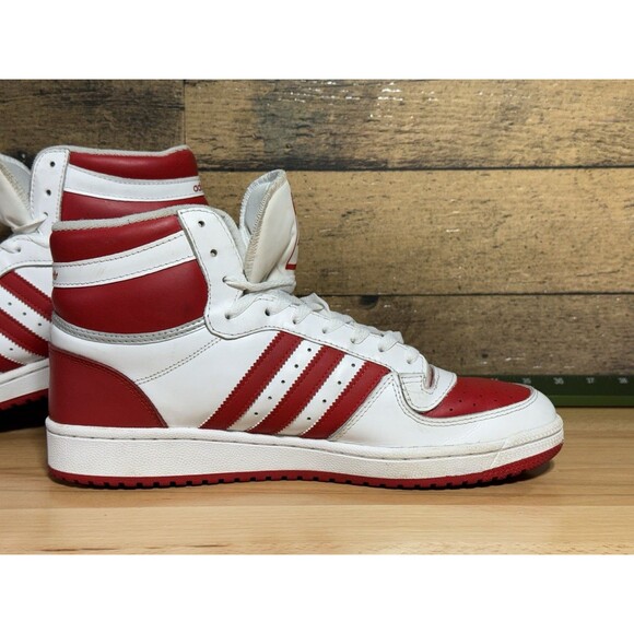 ?RARE- Adidas OG Old Skool Top Ten RB Shoes High Top Trainers Red White 11 Y2K main image 11